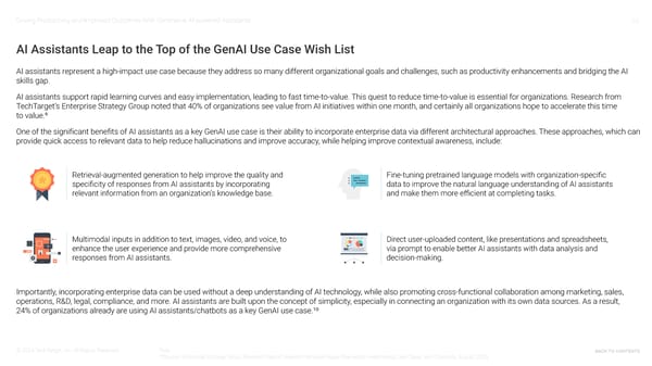 Driving Productivity & Improved Outcomes with GenAI powered Assistants - Page 10